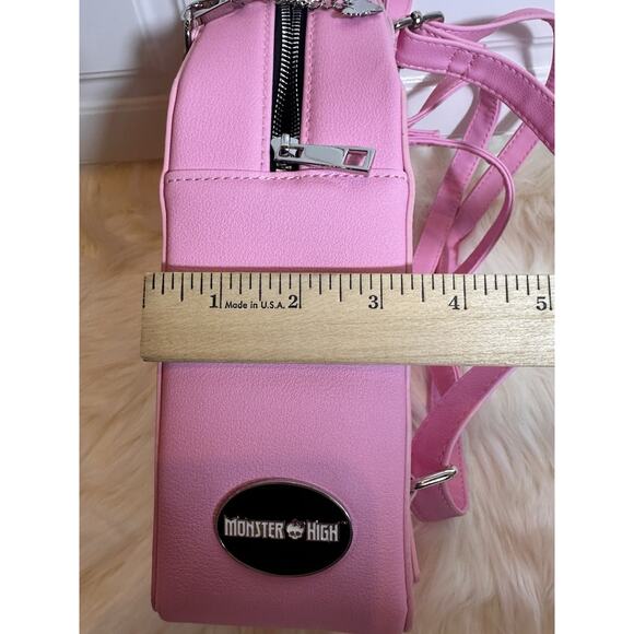 Monster High Draculaura Pink Coffin Mini Backpack Haunt‎ Couture Cosplay Goth
